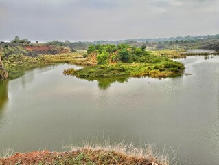 lake in the park