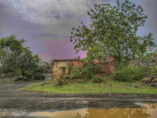 old house in the countryside
