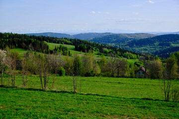 The Makow Beskids. Landsape, near Bogdanowka