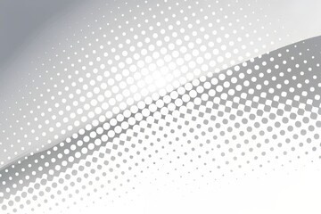 Modern halftone white and grey background. Design decoration concept.