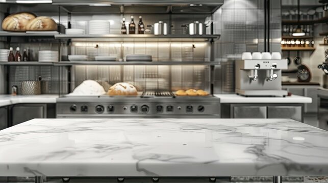professional bakery kitchen modern background