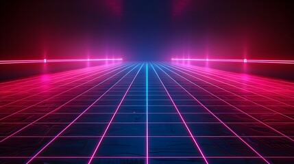 Sleek Neon Grid Background for Sophisticated Tech Products Showcase
