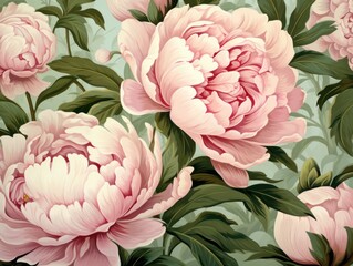 pink peony flower on a green background, International Women's Day  background, 8 march
