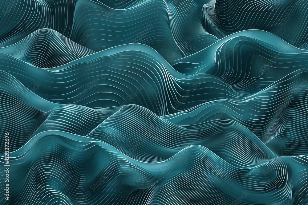Poster waves pattern seamless pattern futuristic background