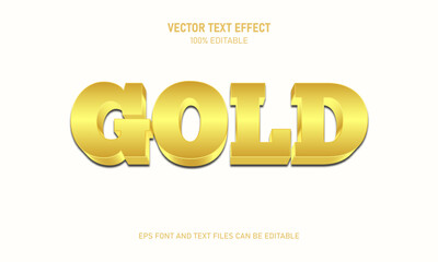 Gold editable text effect trending style modern