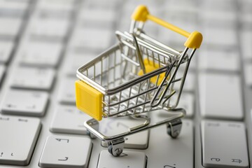 Cybersecurity Concept with Glowing Green Lock on Microchip