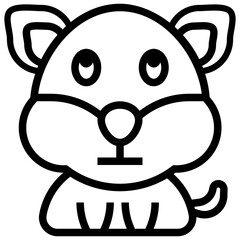 ROLLING EYES,dog,feelings,emotion,animal.svg