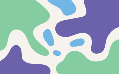 Abstract liquid waves background design vector