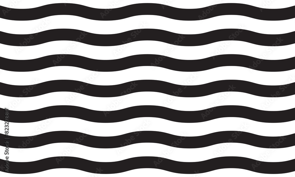 Poster black zig zag pattern background. isolated on white background. skew position. eps 10