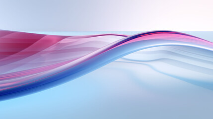 Obraz premium Abstract holographic metallic wave liquid curved soft light background