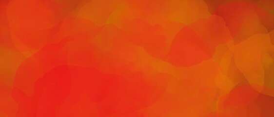 Abstract orange red watercolor soft clouds texture background.	
