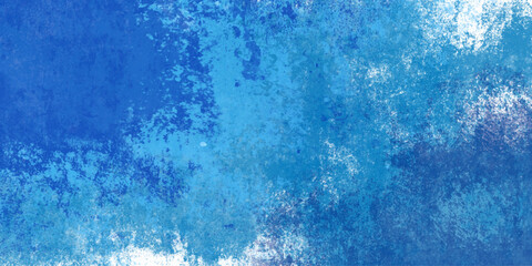 Blue abstract concrete wall texture grunge rusty metal overlay isolated vintage vector background.