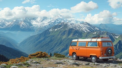 Traveling using a camper van to beautiful destinations around the world.