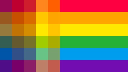 LGBT rainbow pride flag, Pride flag promotes tolerance diversity and equality a colorful symbol of celebration, abstract design background colors of 