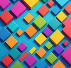 geometric pattern, square, seamless, vector, color, colorful, mosaic, wallpaper, texture, art, illustration, cube, block, tile, shape, backdrop, 3d, box, decoration, squares, style, business, concept