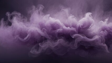 Enchanting abstract purple haze smoky fog in mesmerizing purple mist background