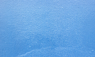 blue cement wall