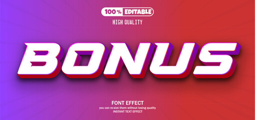 Bonus Editable Text Effect.
