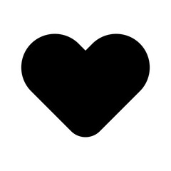 Heart Icon Vector Symbol Design Illustration