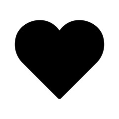 Heart Icon Vector Symbol Design Illustration