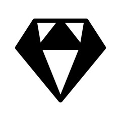 Diamond Icon Vector Symbol Design Illustration