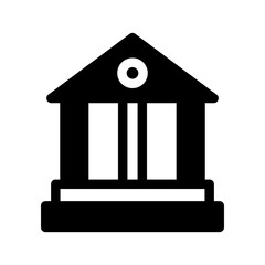 Bank Icon Vector Symbol Design Illustration