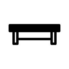 Coffee Table Icon Vector Symbol Design Illustration