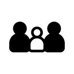 People Icon Vector Symbol Design Illustration