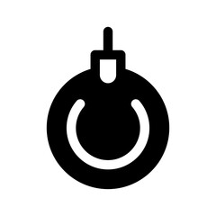 Bomb Icon Vector Symbol Design Illustration
