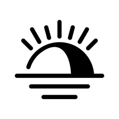 Morning Icon Vector Symbol Design Illustration