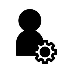 Manager Icon Vector Symbol Design Illustration
