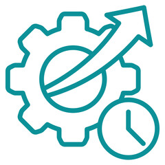 Efficiency Icon Element For Design