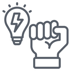 Fototapeta premium Motivation Icon Element For Design