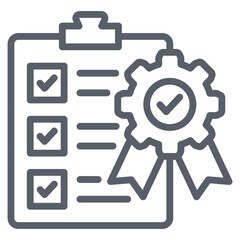 Quality Management Icon Element For Design