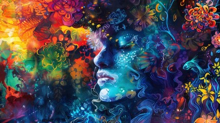  National spirit, July 4th, vibrant and enchanting fantasy art, fauvism, SFX