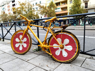 Obraz premium Bicicleta decoración especial