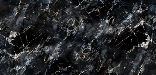 Obraz premium A high-resolution, photorealistic texture of dark grey marble for use in design projects with a focus on luxury and elegance