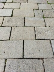 Obraz premium stone block pavement, stones texture