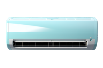 Air conditioner system isolated on PNG Background. Generative Ai.