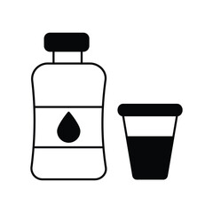 zamzam icon with white background vector stock illustration