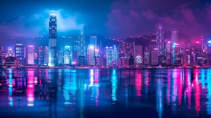 Fototapeta premium Smart network and Connection technology concept,