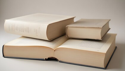 stack of old books