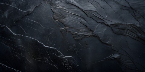  Dark grey black slate texture in natural pattern with high resolution for background and design art work. Black stone wall.