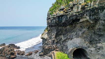 Santa Catarina tunnel at north of Sao Tome,Africa