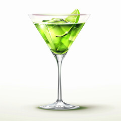 Classic Cocktail with Fresh Citrus and Ice
