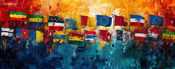 The flags of the world are a beautiful sight to behold. They are a reminder of the diversity of our planet and the many cultures that call it home.