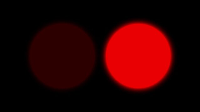 red light flashing animated red light street red light flashing alternately 4k looping stop light