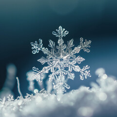 christmas snowflake background