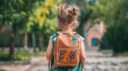 Back to School Concept image background, Generative AI