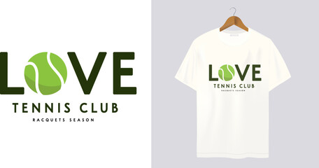 t shirt design, tennis logo